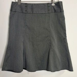 Maurice’s Skirt Women's Size 5/6  Grey Short Skirt With Flared Hem